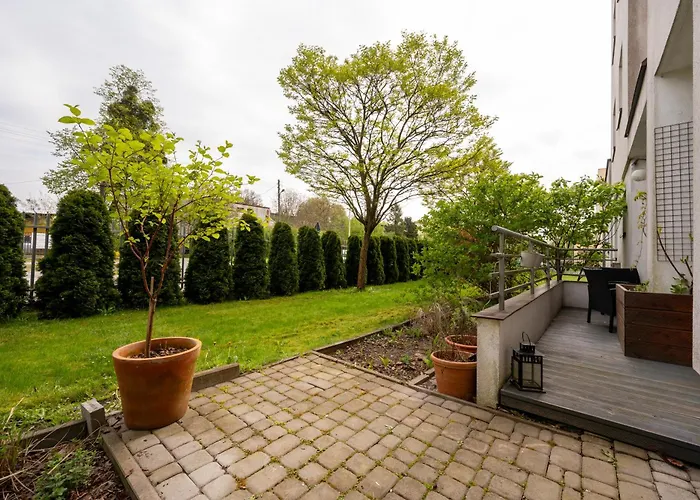 公寓 Business - Terrace, Parking, Workspace - By Rentujemy *